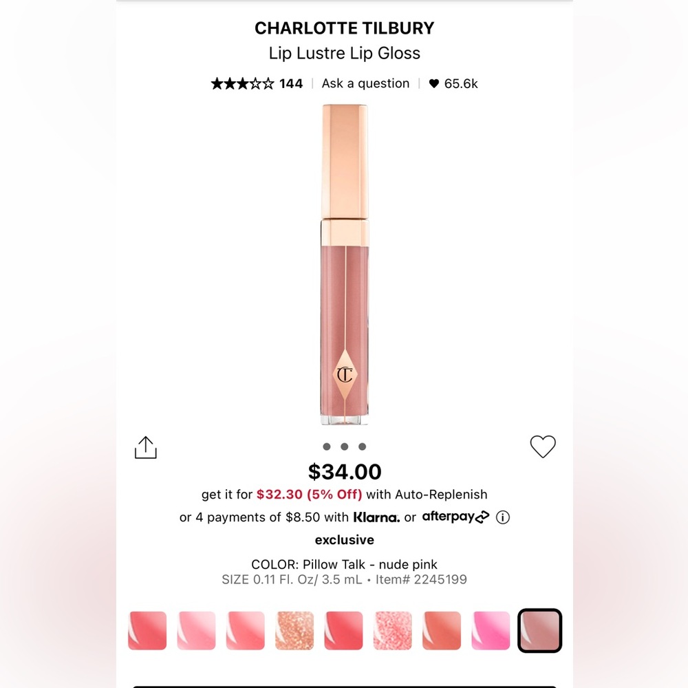 Charlotte Tilbury Lip Lustre Lip Gloss